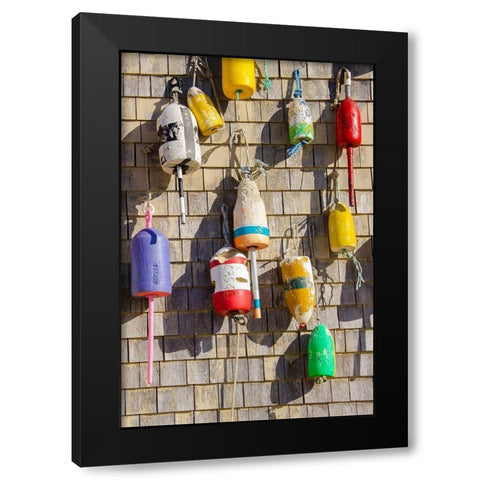 Coastal Trappings II Black Modern Wood Framed Art Print by DeNardo, Laura