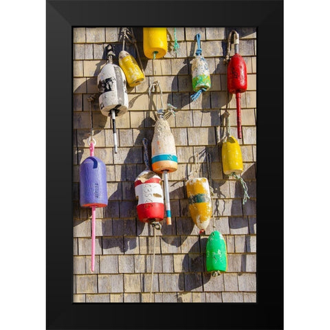 Coastal Trappings II Black Modern Wood Framed Art Print by DeNardo, Laura