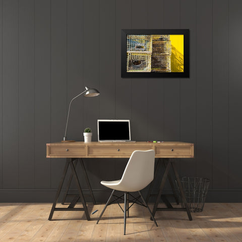 Coastal Trappings IV Black Modern Wood Framed Art Print by DeNardo, Laura