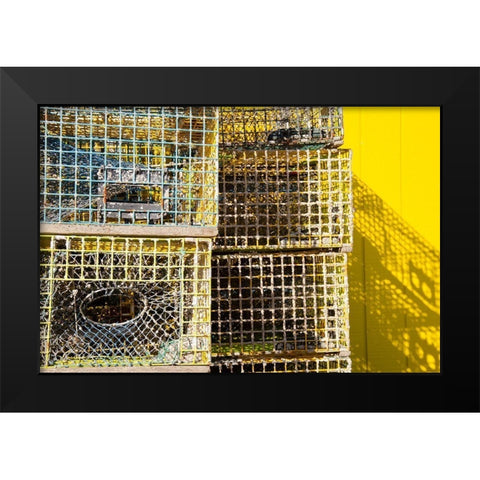 Coastal Trappings IV Black Modern Wood Framed Art Print by DeNardo, Laura