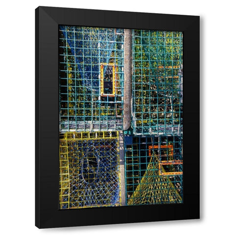 Coastal Trappings V Black Modern Wood Framed Art Print by DeNardo, Laura