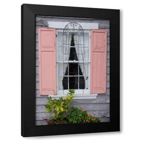 Pastel Windows I Black Modern Wood Framed Art Print by DeNardo, Laura