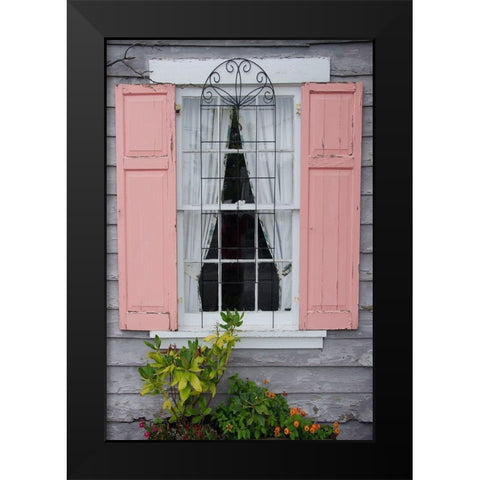 Pastel Windows I Black Modern Wood Framed Art Print by DeNardo, Laura