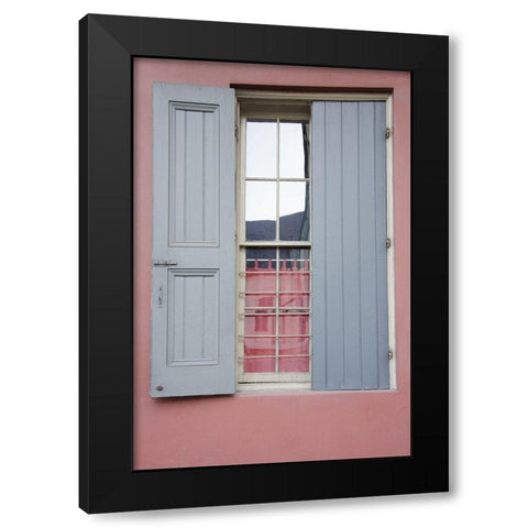 Pastel Windows III Black Modern Wood Framed Art Print by DeNardo, Laura