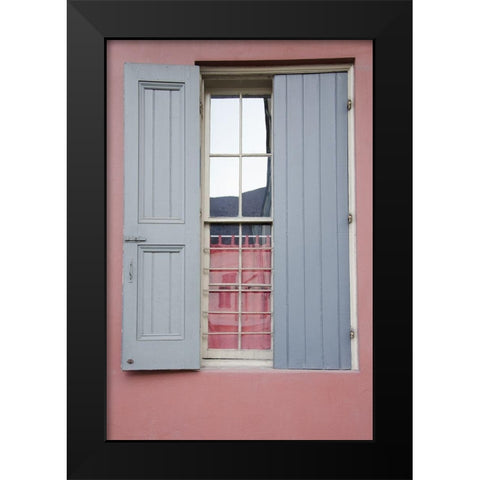 Pastel Windows III Black Modern Wood Framed Art Print by DeNardo, Laura