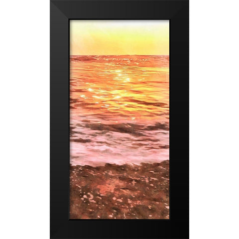 Days End I Black Modern Wood Framed Art Print by Saunders, Alonzo