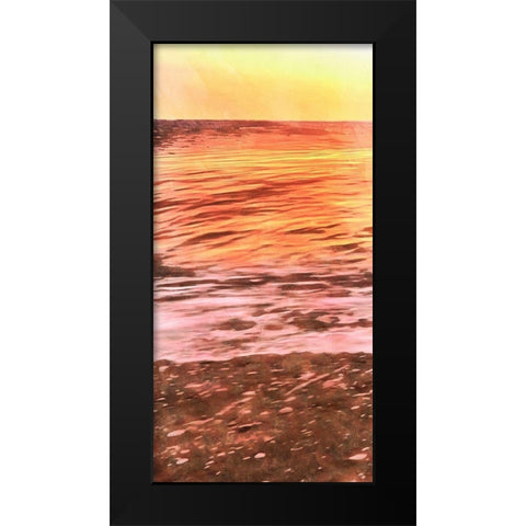 Days End II Black Modern Wood Framed Art Print by Saunders, Alonzo
