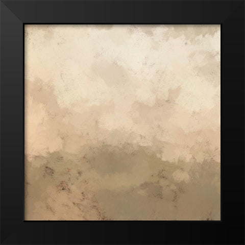 Freeform III Black Modern Wood Framed Art Print by Saunders, Alonzo