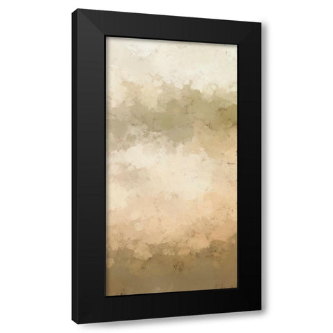 Freeform V Black Modern Wood Framed Art Print by Saunders, Alonzo