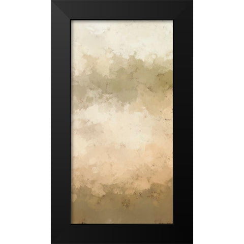 Freeform V Black Modern Wood Framed Art Print by Saunders, Alonzo