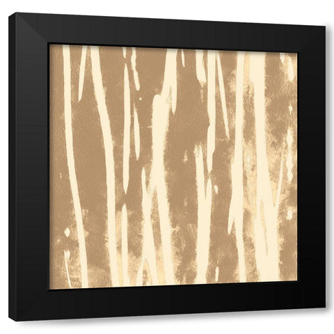 Neutral Paths II Black Modern Wood Framed Art Print with Double Matting by Saunders, Alonzo
