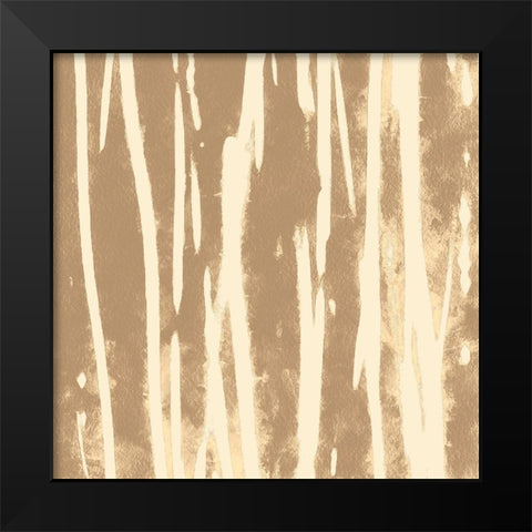 Neutral Paths II Black Modern Wood Framed Art Print by Saunders, Alonzo