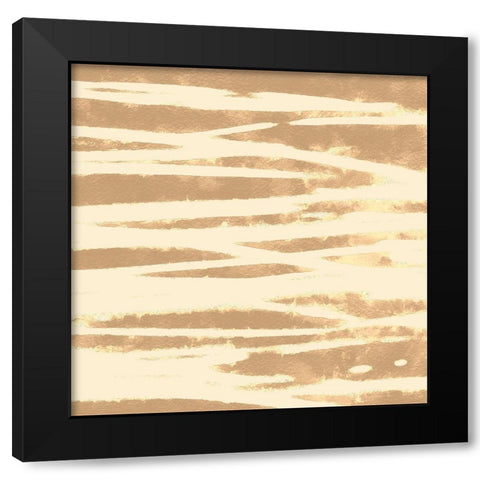 Neutral Paths IV Black Modern Wood Framed Art Print by Saunders, Alonzo