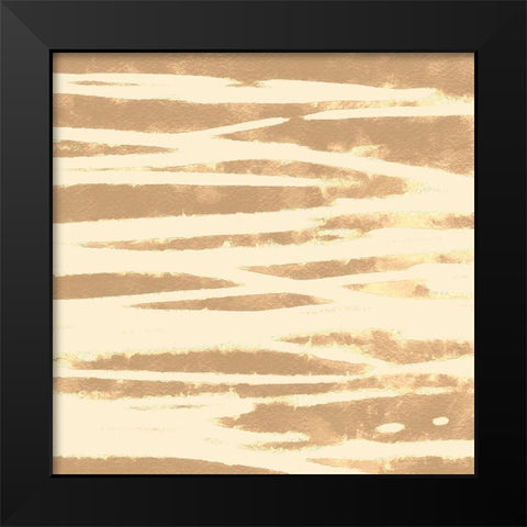Neutral Paths IV Black Modern Wood Framed Art Print by Saunders, Alonzo
