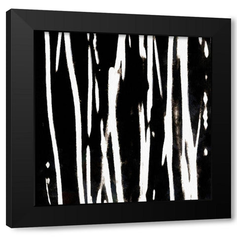 Streaking Paths I Black Modern Wood Framed Art Print with Double Matting by Saunders, Alonzo