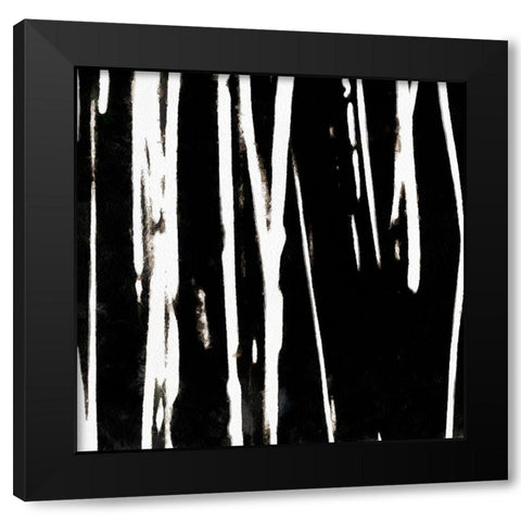 Streaking Paths II Black Modern Wood Framed Art Print by Saunders, Alonzo