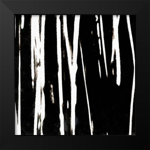 Streaking Paths II Black Modern Wood Framed Art Print by Saunders, Alonzo
