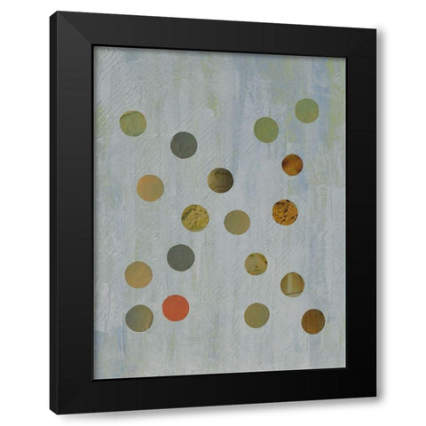 Circles Too II Black Modern Wood Framed Art Print by Avondet, Natalie