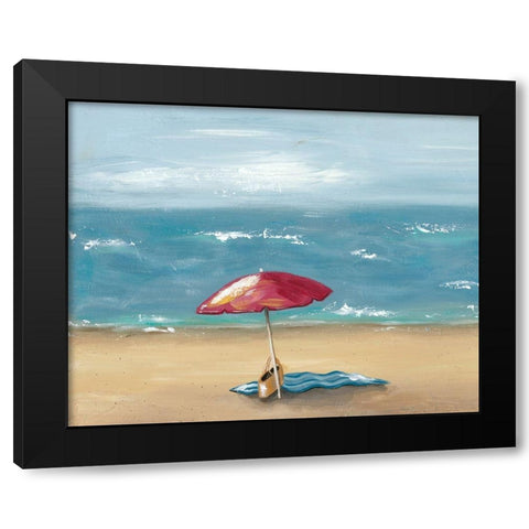 By the Beach I Black Modern Wood Framed Art Print with Double Matting by Reynolds, Jade