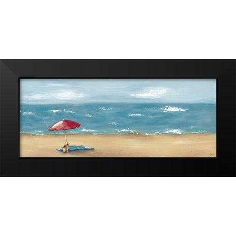 By the Beach III Black Modern Wood Framed Art Print by Reynolds, Jade