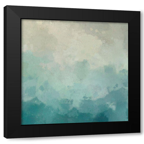 Summers Calm II Black Modern Wood Framed Art Print with Double Matting by Saunders, Alonzo