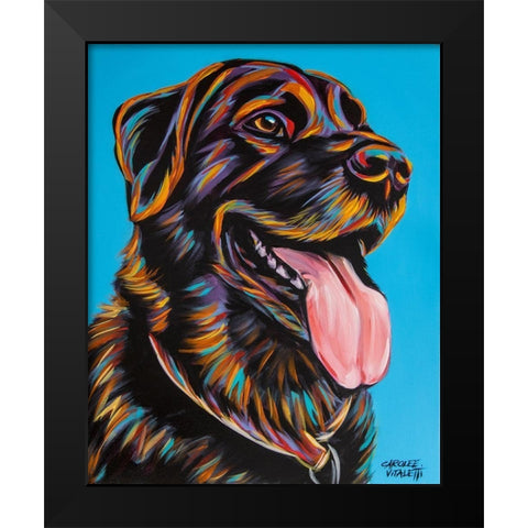 Labs I Black Modern Wood Framed Art Print by Vitaletti, Carolee