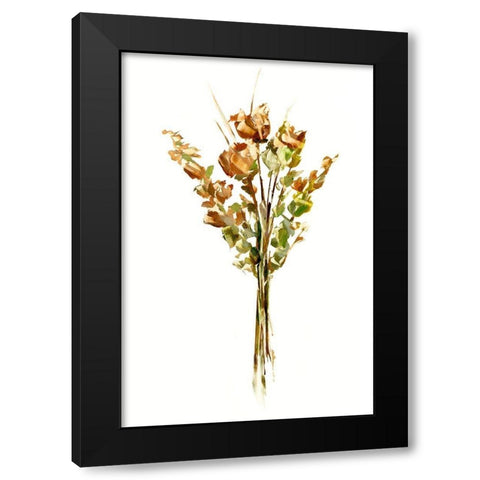 Autumn Roses I Black Modern Wood Framed Art Print with Double Matting by Harper, Ethan