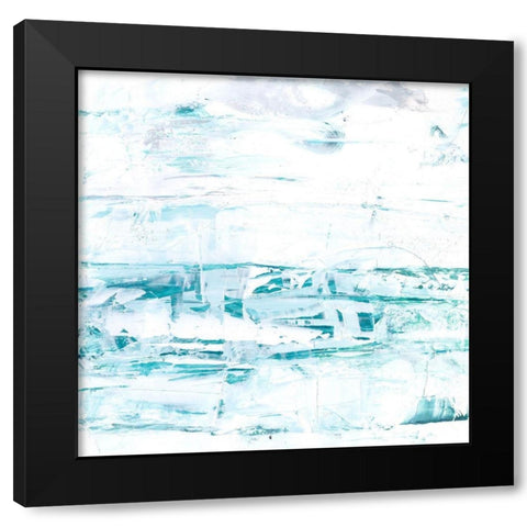 Caribbean Currents II Black Modern Wood Framed Art Print with Double Matting by Harper, Ethan