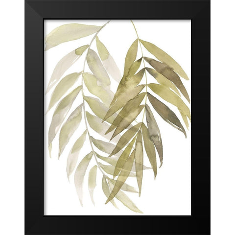 Palm Embrace I Black Modern Wood Framed Art Print by Goldberger, Jennifer