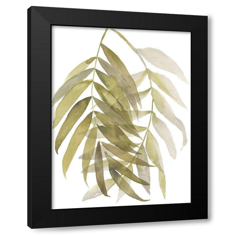 Palm Embrace II Black Modern Wood Framed Art Print with Double Matting by Goldberger, Jennifer