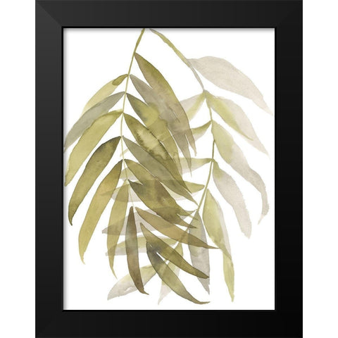 Palm Embrace II Black Modern Wood Framed Art Print by Goldberger, Jennifer