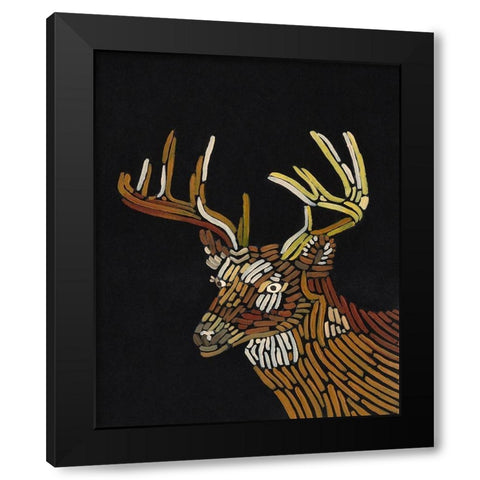 Forest Dweller III Black Modern Wood Framed Art Print with Double Matting by Moore, Regina