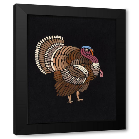 Forest Dweller VII Black Modern Wood Framed Art Print with Double Matting by Moore, Regina