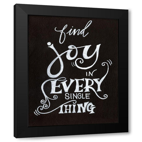 Inspired By I Black Modern Wood Framed Art Print with Double Matting by Moore, Regina