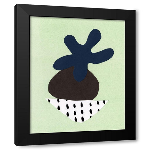 Quirks I Black Modern Wood Framed Art Print with Double Matting by Stramel, Renee W.