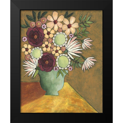 Table Arrangement I Black Modern Wood Framed Art Print by Moore, Regina
