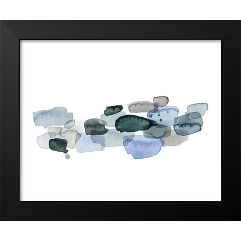 River Droplets I Black Modern Wood Framed Art Print by Popp, Grace