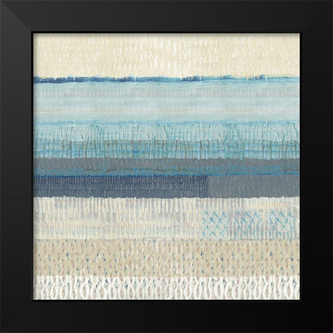 Dreams in Blue II Black Modern Wood Framed Art Print by Kouta, Flora