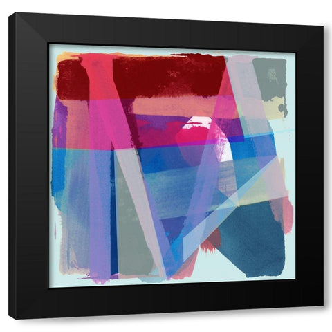 Drifter II Black Modern Wood Framed Art Print with Double Matting by Cartissi