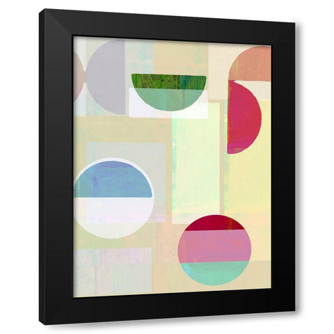 Demi II Black Modern Wood Framed Art Print by Cartissi