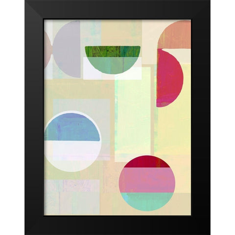 Demi II Black Modern Wood Framed Art Print by Cartissi