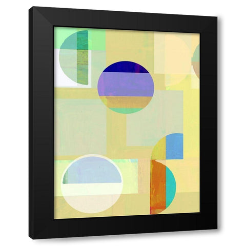 Demi III Black Modern Wood Framed Art Print with Double Matting by Cartissi