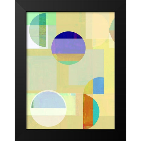 Demi III Black Modern Wood Framed Art Print by Cartissi