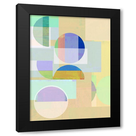 Demi IV Black Modern Wood Framed Art Print by Cartissi
