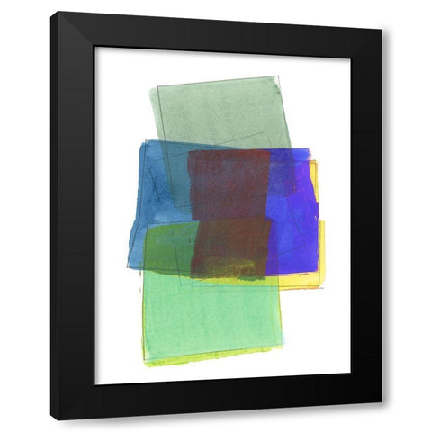 Graphene IV Black Modern Wood Framed Art Print by Cartissi