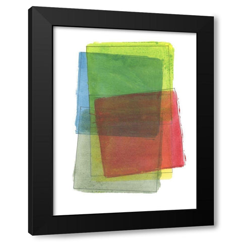 Graphene VII Black Modern Wood Framed Art Print by Cartissi