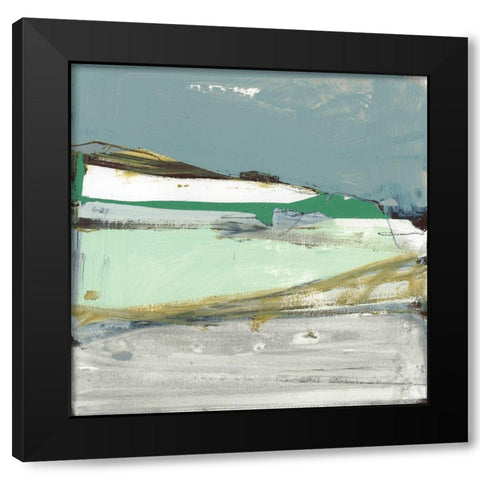 Dartmoor Blues I Black Modern Wood Framed Art Print by Cartissi