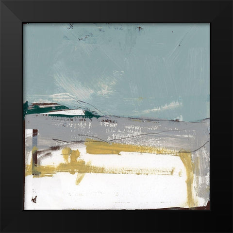Dartmoor Blues II Black Modern Wood Framed Art Print by Cartissi