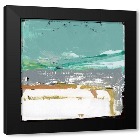 Dartmoor Blues IV Black Modern Wood Framed Art Print with Double Matting by Cartissi