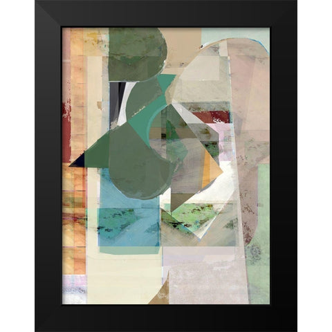 St. Ives 12 Black Modern Wood Framed Art Print by Cartissi